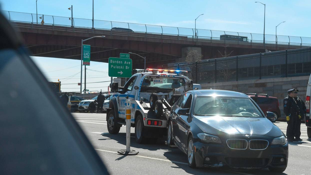 MTA TBTA conducts a license plate enforcement operation with NYPD, NYSP, and MTA Police on the Queens side of the Queens Midtown Tunnel on Monday, Mar 25, 2024.