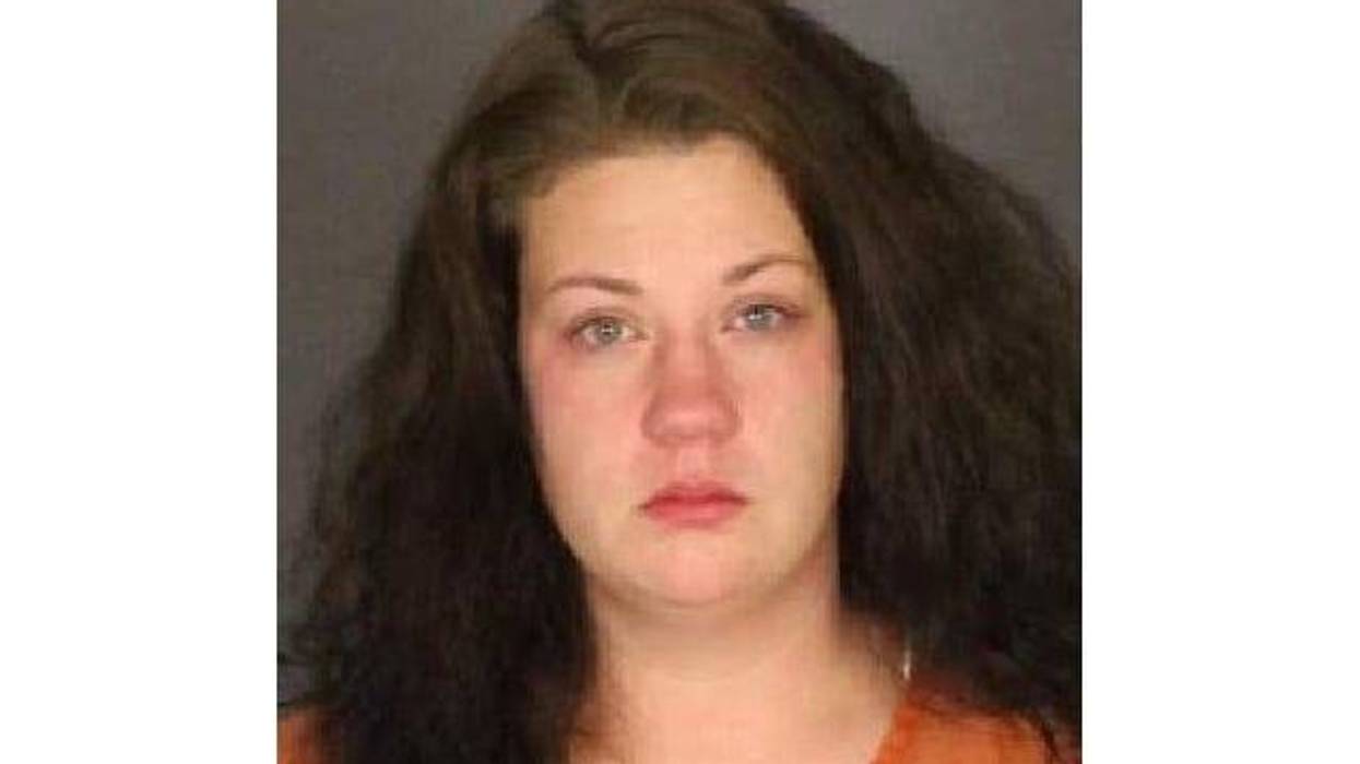 Mug shot of Jacalyn Reid, charged in a hit-and-run.