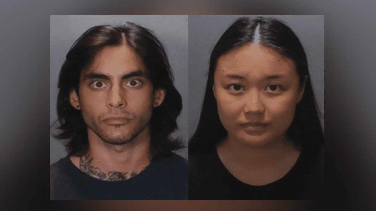 Mug shots of Marcus Anthony Eriz, 24, & girlfriend, Wynne Lee, 23.