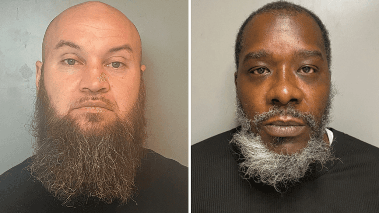 Mugshots of Charles Fulforth and Kelvin Roberts.