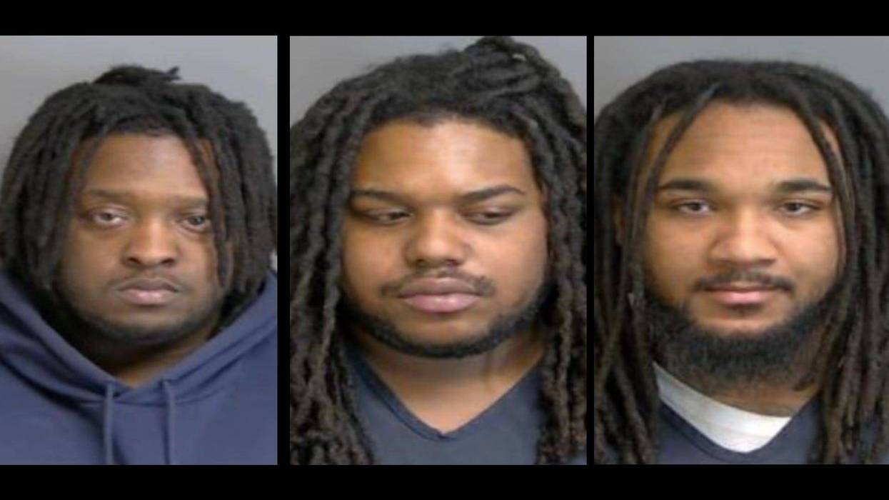 Mugshots of Damar Walston (left), Dwayne Williams (center) and Deon Brooks