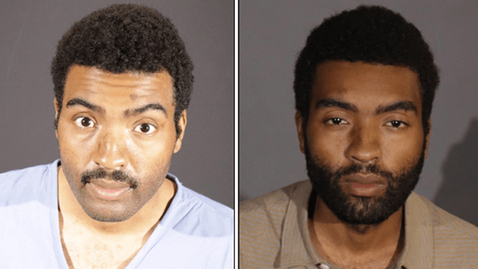 Mugshots of Gabriel Hodges, who was arrested and charged with counts of aggravated kidnapping, residential burglary with intent to commit a sexual assault and assault to intent to commit rape after two attacks on Feb. 15, 2022.