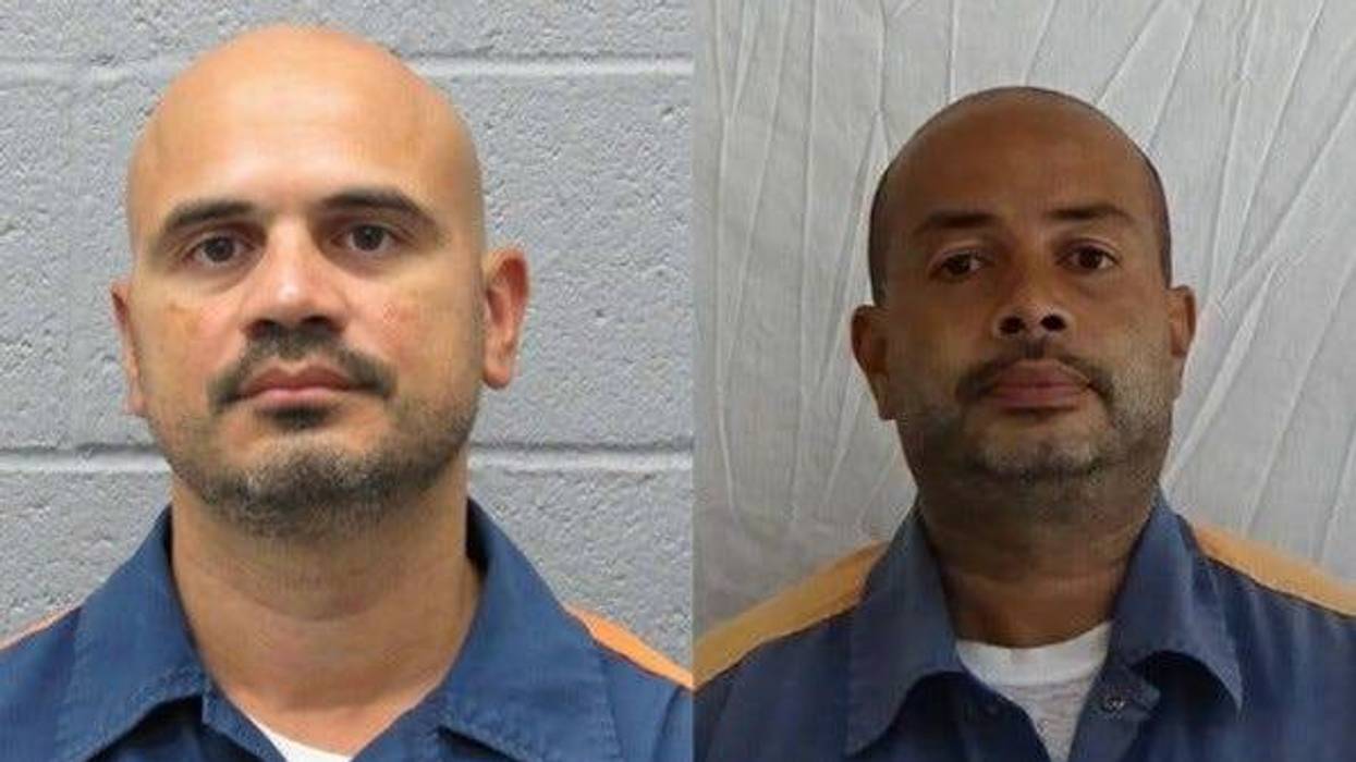 Mugshots of two men
