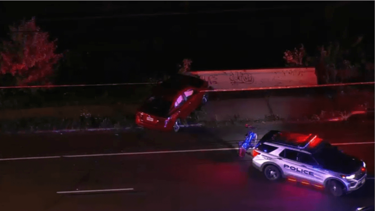 mulitple cars crashed on Black Horse Pike in Egg Harbor Township Friday night.