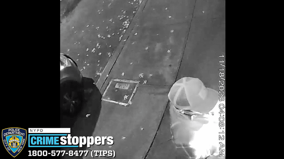 Multiple banners were burned at the restaurant, police said