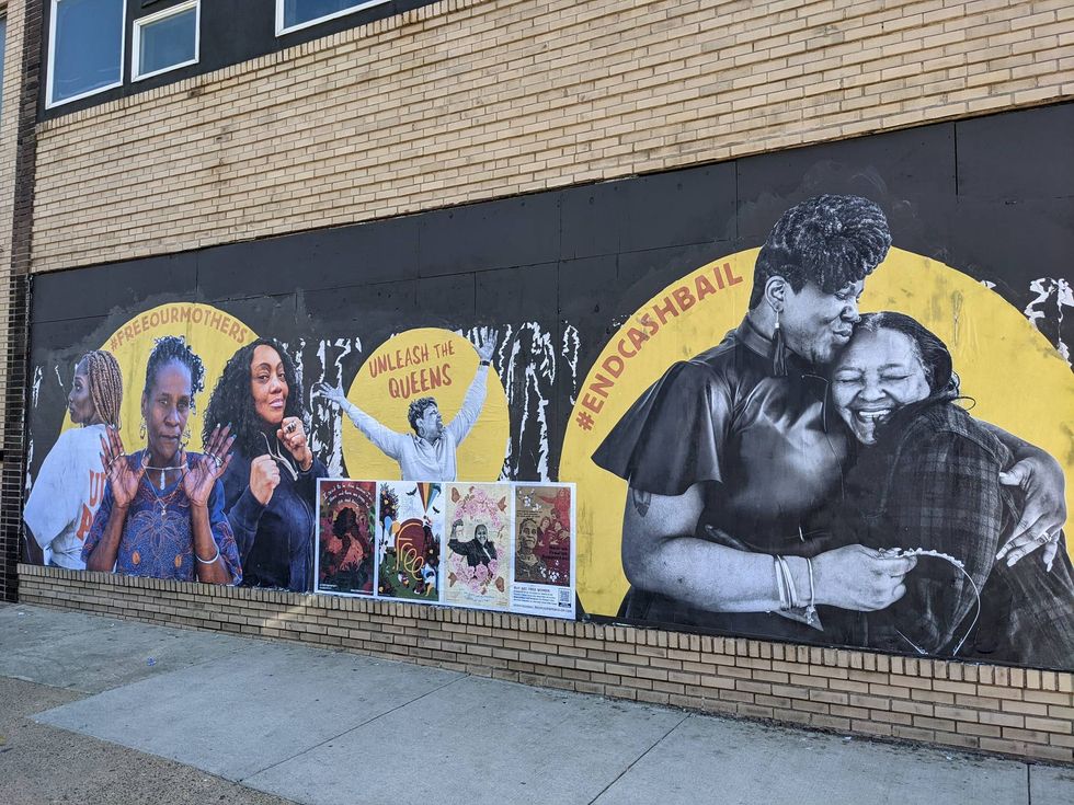Mural located at 1124 Spring Garden Street in Philadelphia