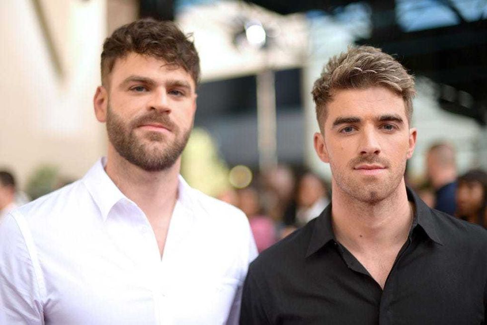 Musical artist The Chainsmokers, Alex Pall and Andrew Taggert attends the 2018 Billboard Music Awards at MGM Grand Garden Arena on May 20, 2018 in Las Vegas, Nevada.