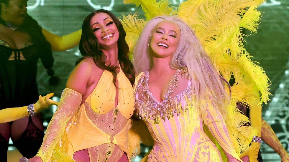 Christina Aguilera and Mya had a 'Lady Marmalade' reunion and invited us