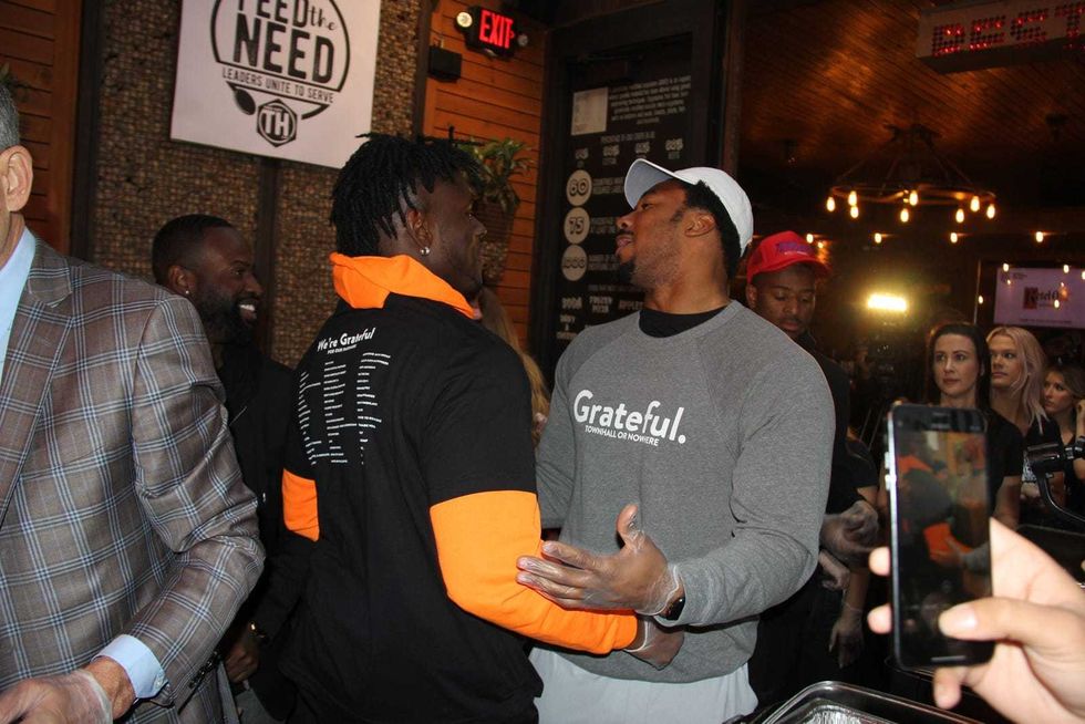 Myles Garrett, David Njoku