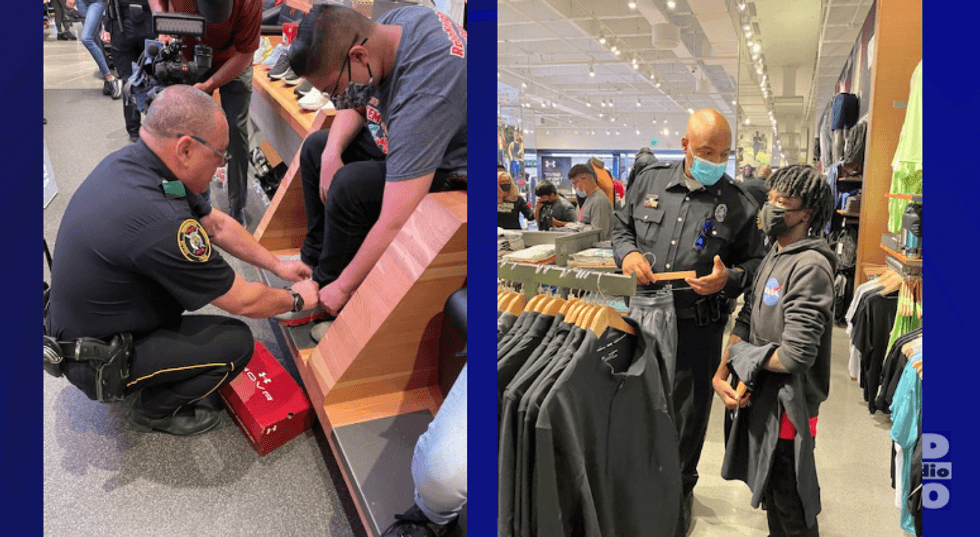 Nancy Lieberman Charities-Shop with a Cop