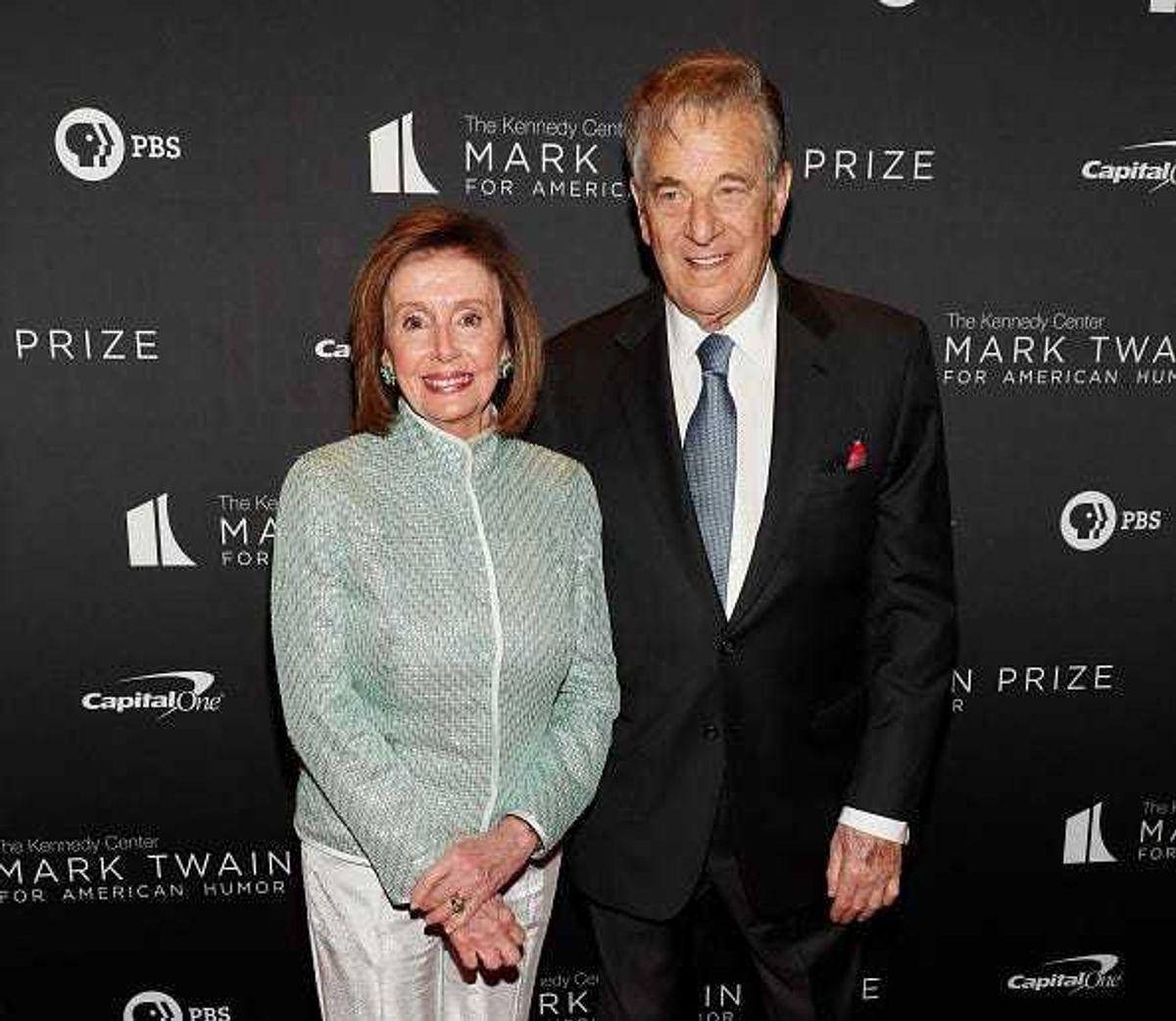 Nancy Pelosi and Paul Pelosi attend the 23rd Annual Mark Twain Prize For American Humor at The Kennedy Center on April 24, 2022 in Washington, DC.