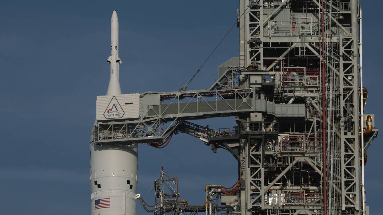 NASA fuels rocket to launch astronauts on the first lunar trip in half a century