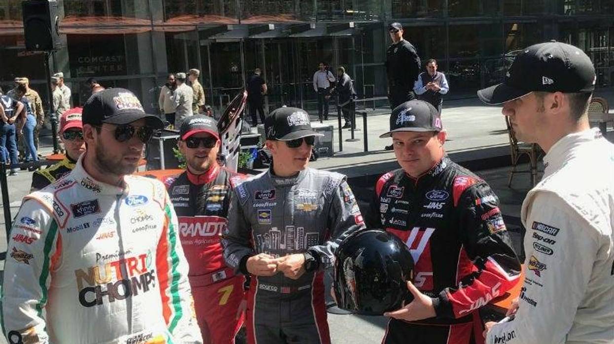 NASCAR took to the streets of Philadelphia Wednesday and fans couldn't have been happier.