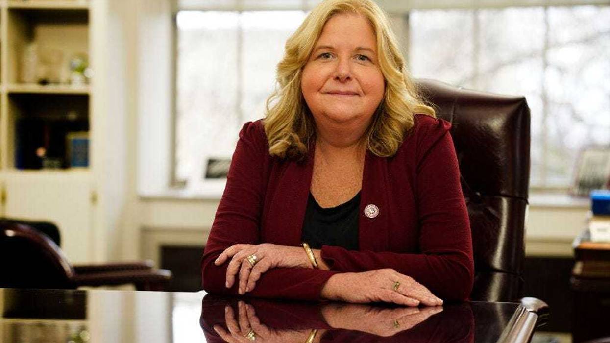 Nassau County District Attorney Anne Donnelly in her office in Mineola, NY on March 1, 2023.