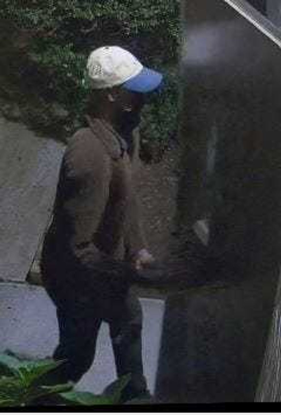 Nassau County Police released on Thursday surveillance images of a burglar who robbed the donation box of a Long Island Catholic church after breaking and entering, in hopes that someone recognizes him.