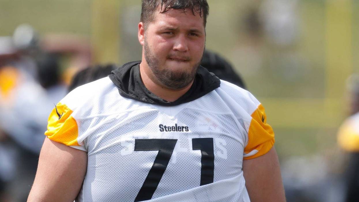 Nate Herbig at camp