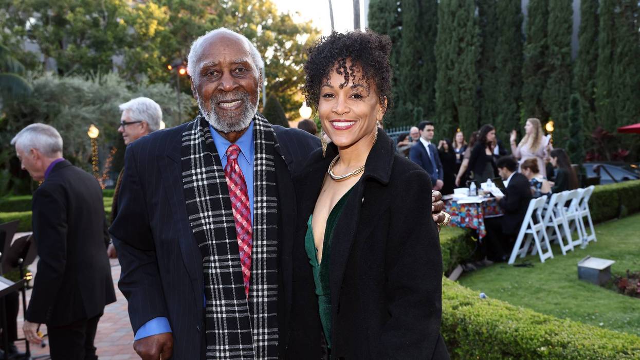 Nate Holden and Erika Alexis attend the Heart Of Los Angeles (HOLA)'s 35th Anniversary Gala: Celebration Of The Heart on April 11, 2024 in Los Angeles, California.