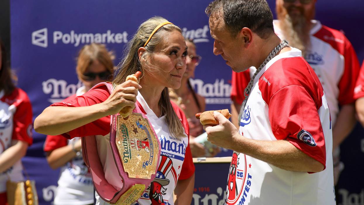 Nathan's Famous Hot Dog Eating Contest Weigh-In Ceremony