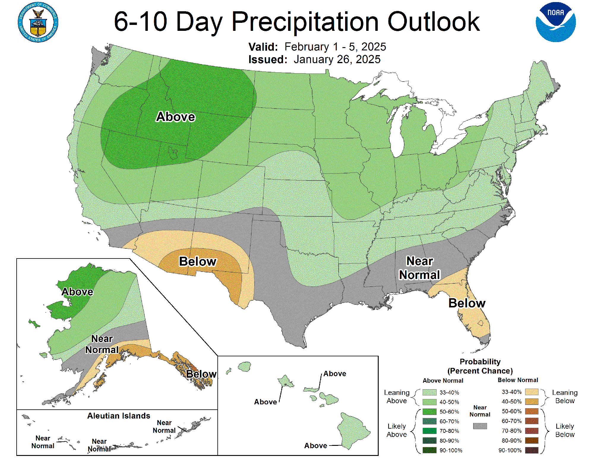 National precipitation outlook