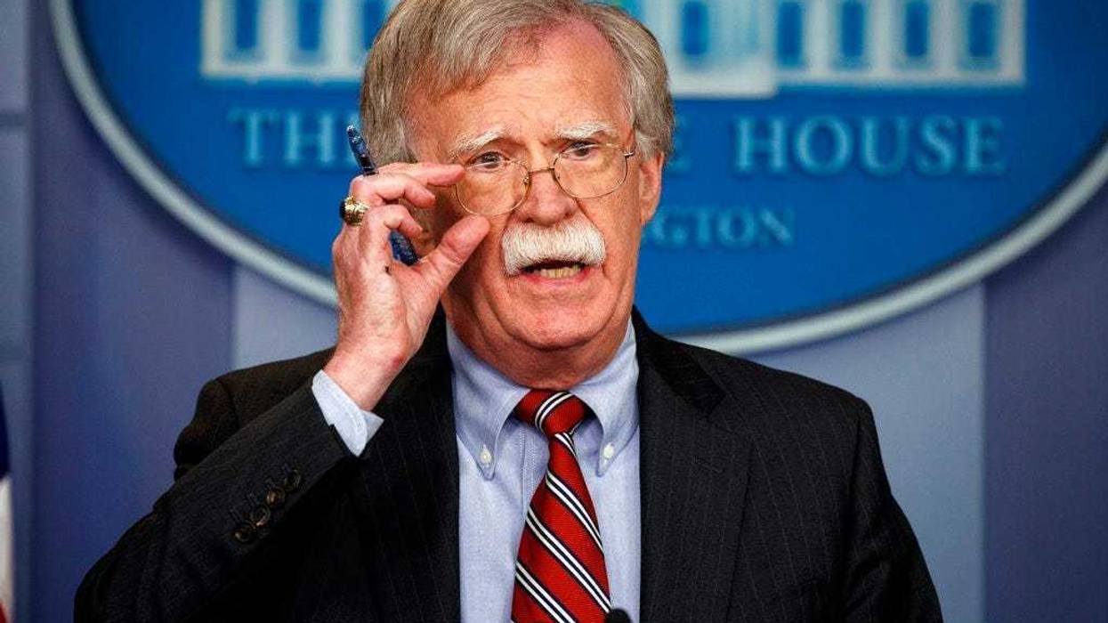 National security adviser John Bolton speaks during the daily press briefing at the White House, Thursday, Aug. 2, 2018, in Washington.