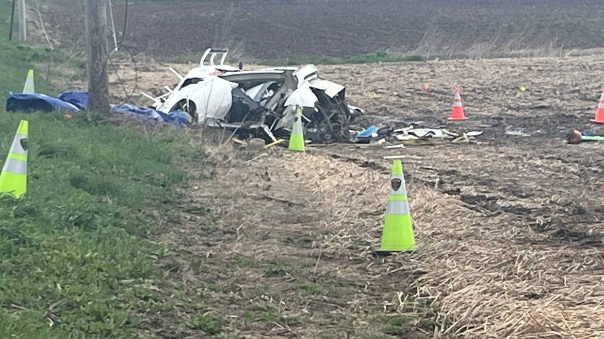 National Transportation Safety Board Air Safety Investigator Aaron McCarter arrived on scene early Wednesday to investigate the cause of the Mercy Flight helicopter crash in Elba, killing two.