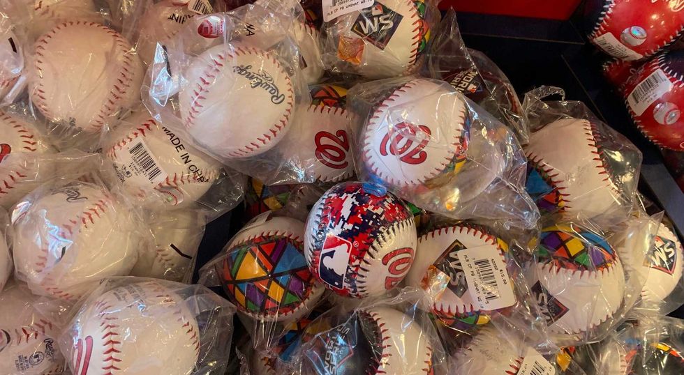 Nationals World Series Balls