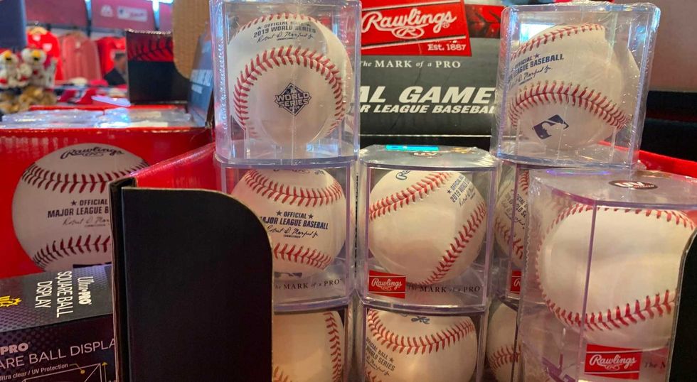 Nationals World Series Baseballs