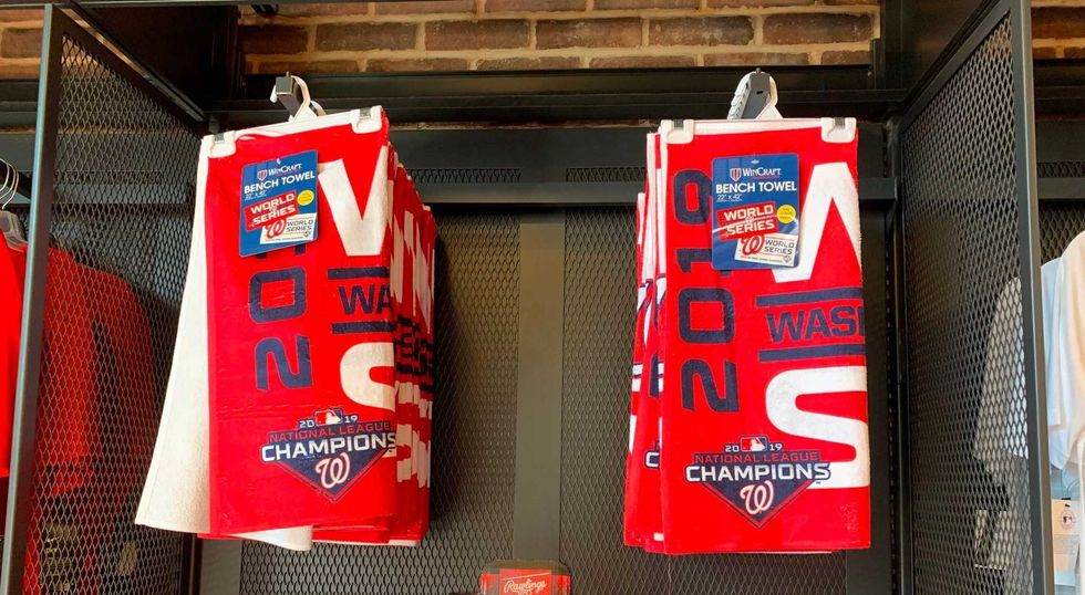 Nationals World Series Bench Towel