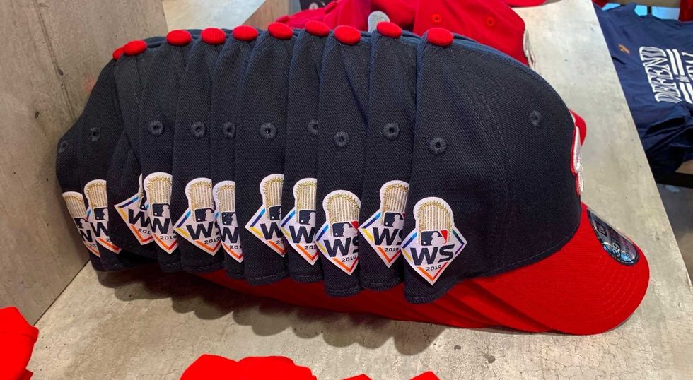 Nationals World Series Hats Navy