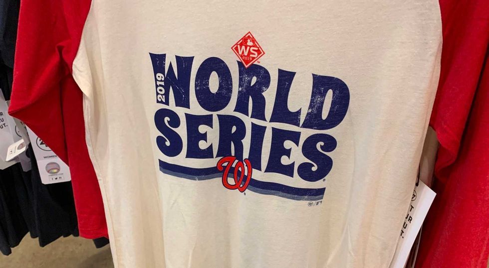 Nationals World Series Quarter Sleeve Shirt