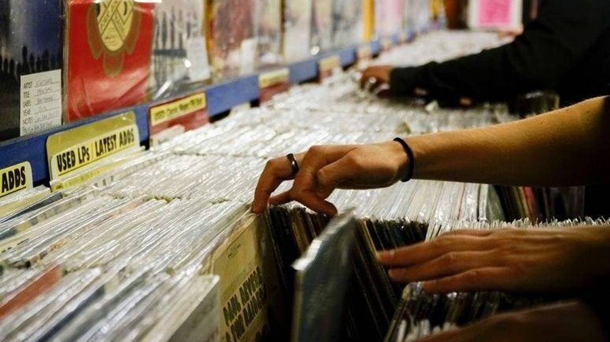 Navigating through stacks of records