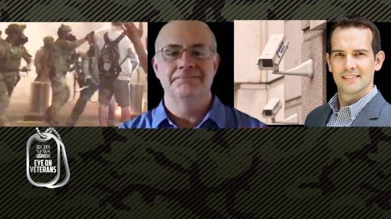 Navy vet Chris David dubbed “Captain Portland” talks violence at protests