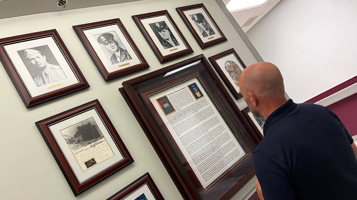 Veteran has a personal connection to the Four Chaplains