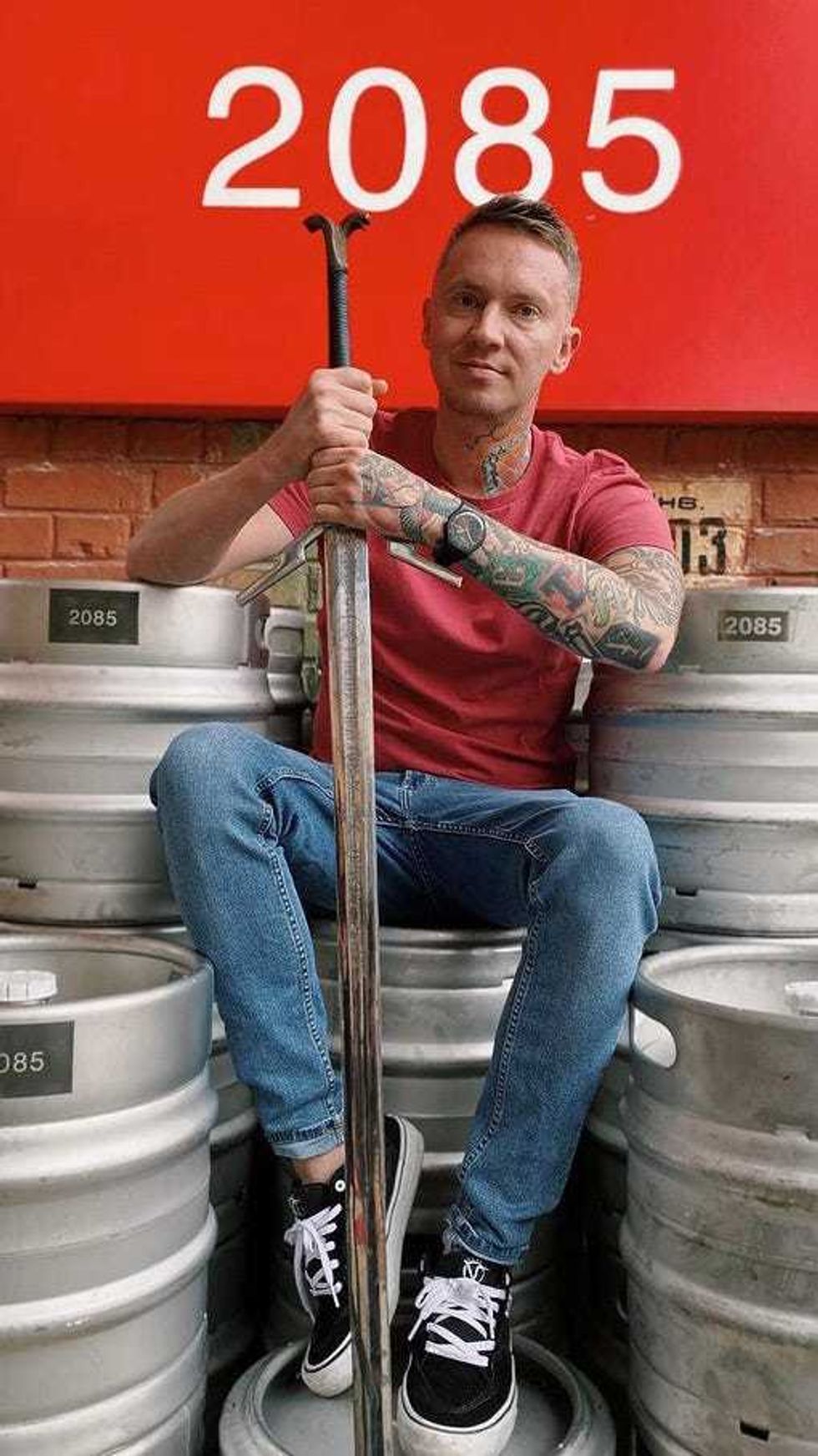 Naz Drabot helped create recipes for 42 North. He is back in Ukraine and will help brew Resolve, with proceeds going toward humanitarian efforts in Ukraine.