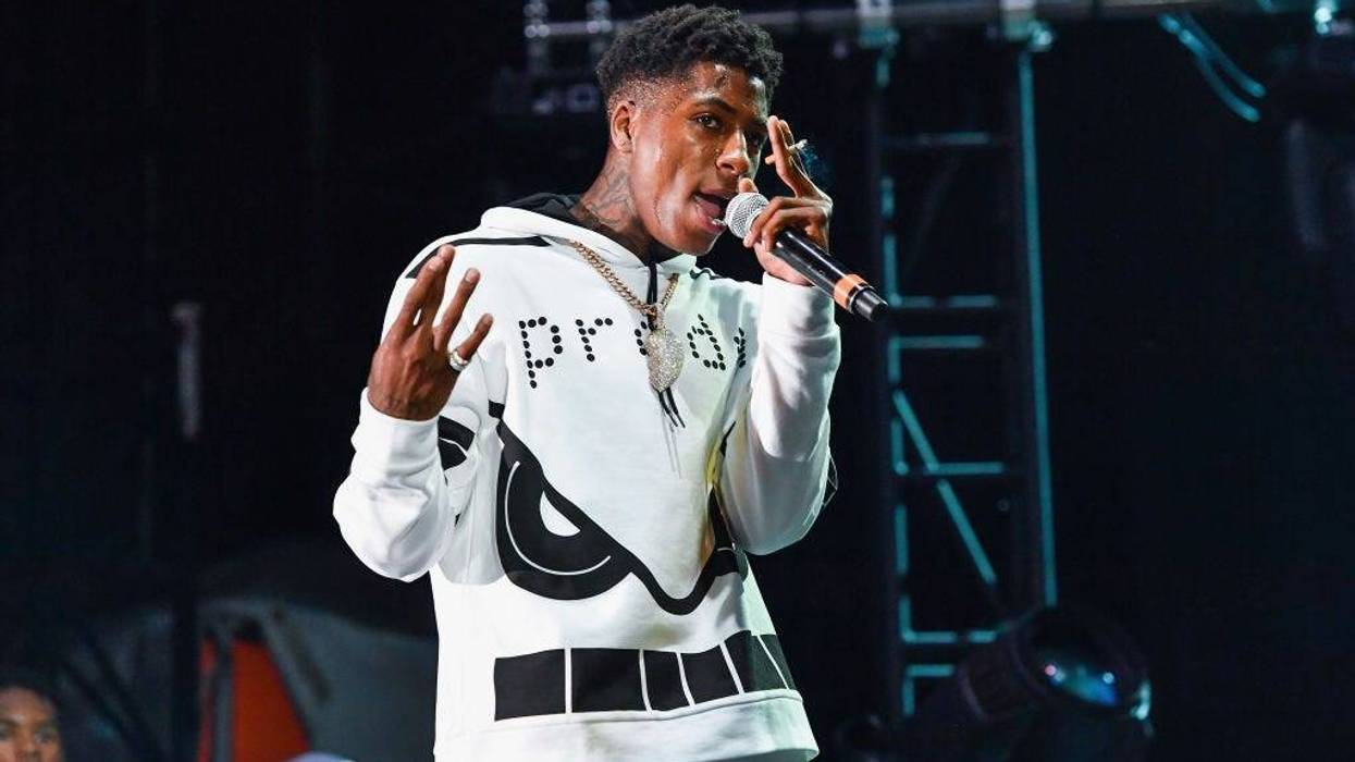 NBA YoungBoy performs during Lil WeezyAna at Champions Square on August 25, 2018 in New Orleans, Louisiana.