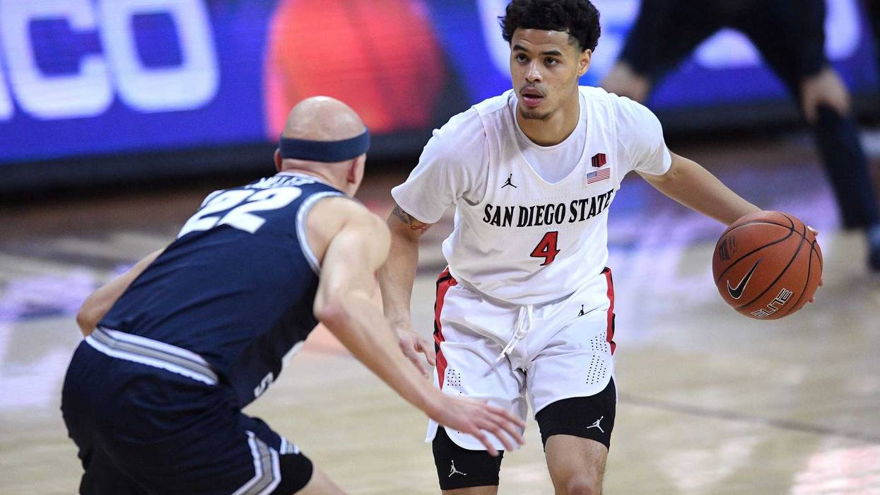 NCAA Basketball: Mountain West Conference Tournament- San Diego St vs Utah St