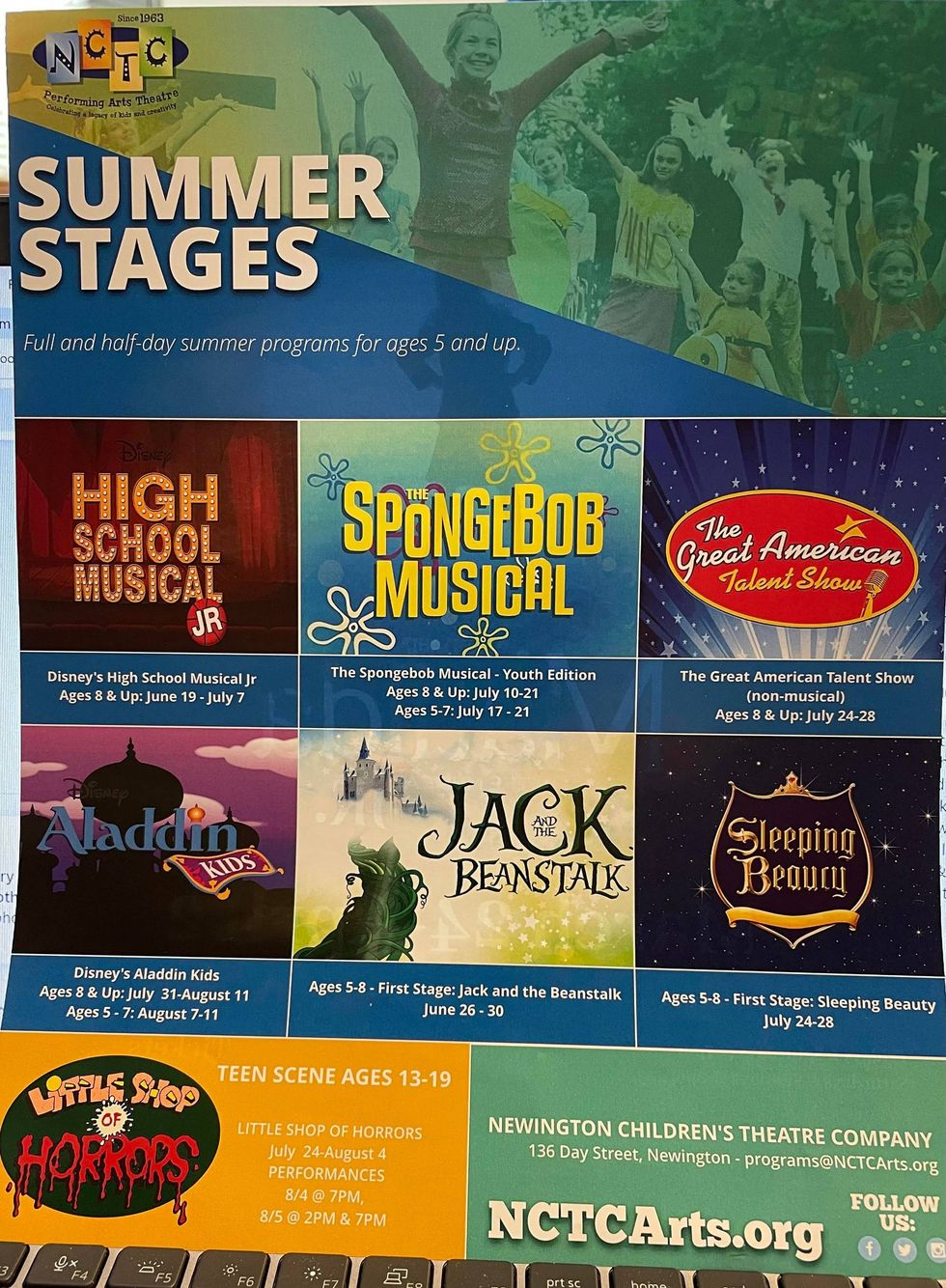 NCTC Summer Schedule