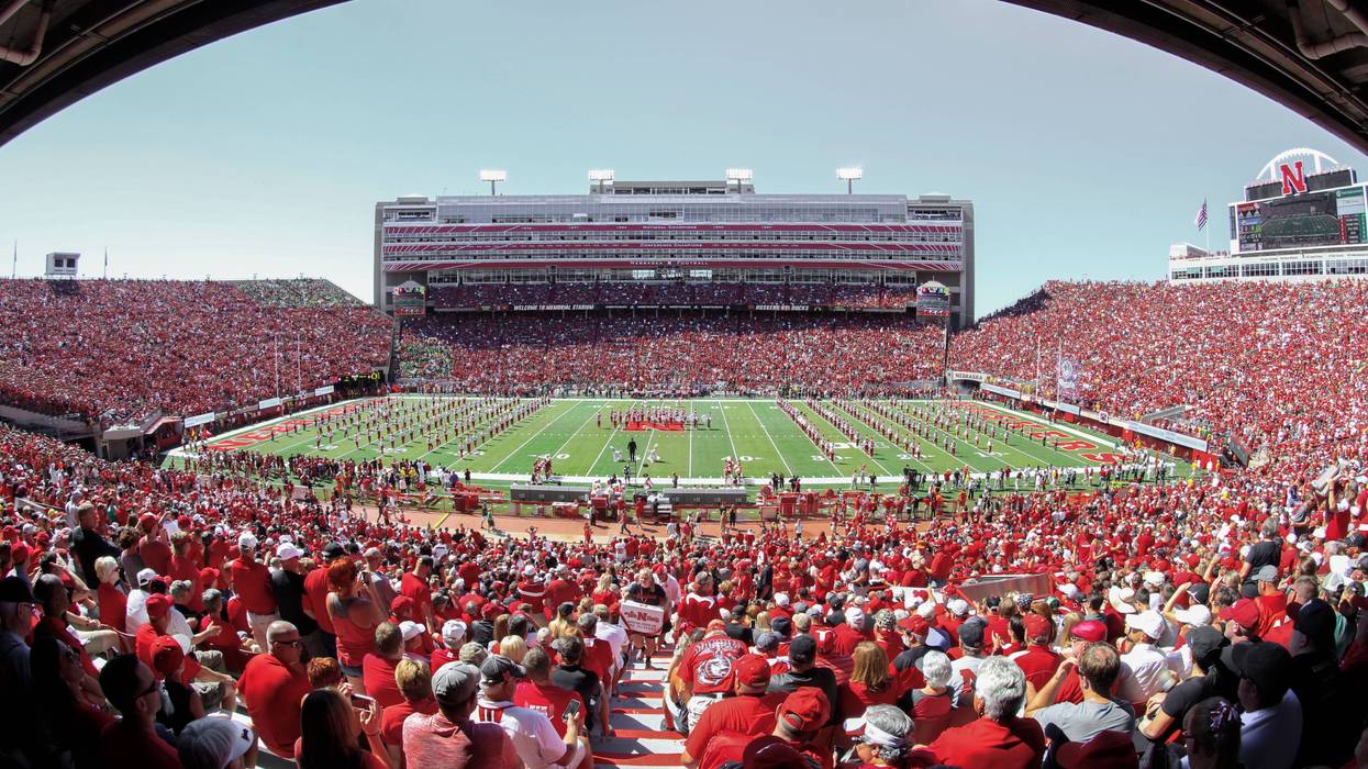 Nebraska Memorial Stadium Football 736