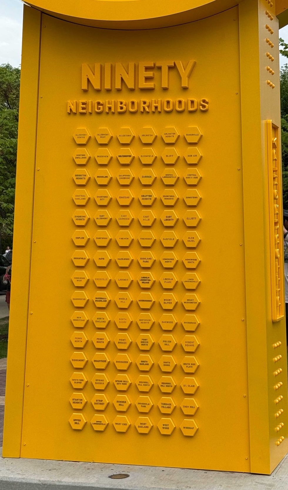 neighborhoods on NFL Countdown Clock