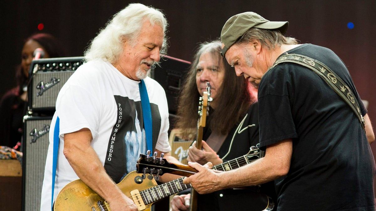 Neil Young and members of Crazy Horse