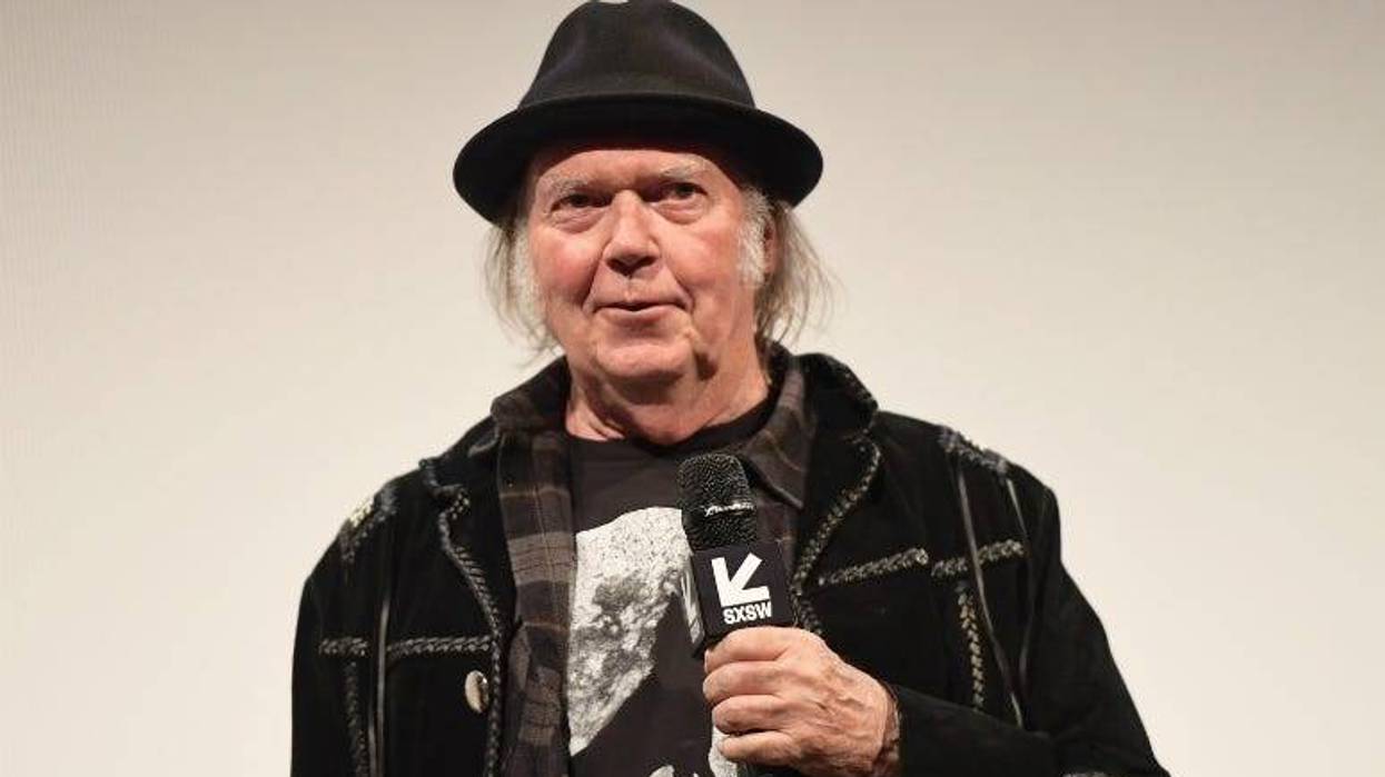 Neil Young attend the "Paradox" Premiere 2018 SXSW Conference and Festivals