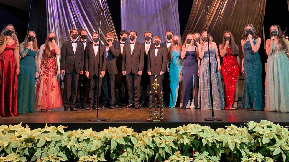 Neshaminy High School's Select Choir performing at The Kimmel Center