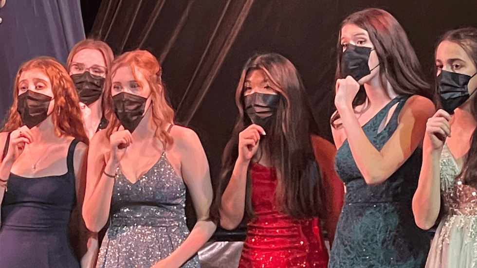 Neshaminy High School's Select Choir performing at The Kimmel Center