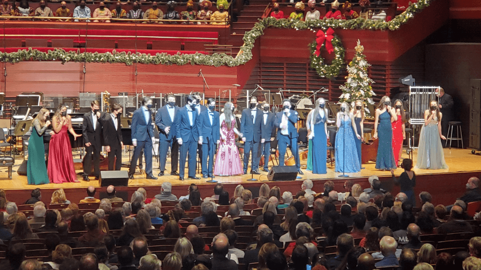 Neshaminy High School's Select Choir performing at The Kimmel Center