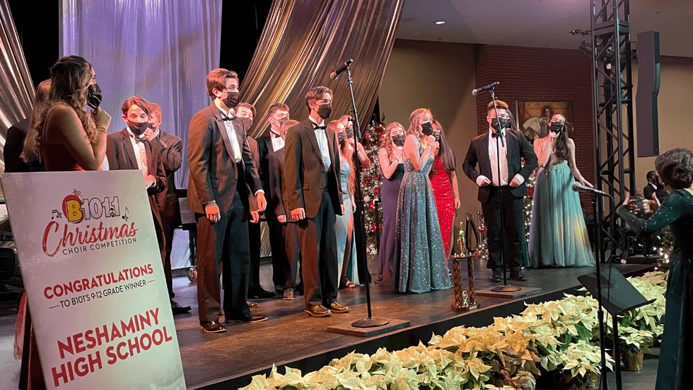 Neshaminy High School's Select Choir performing at The Kimmel Center