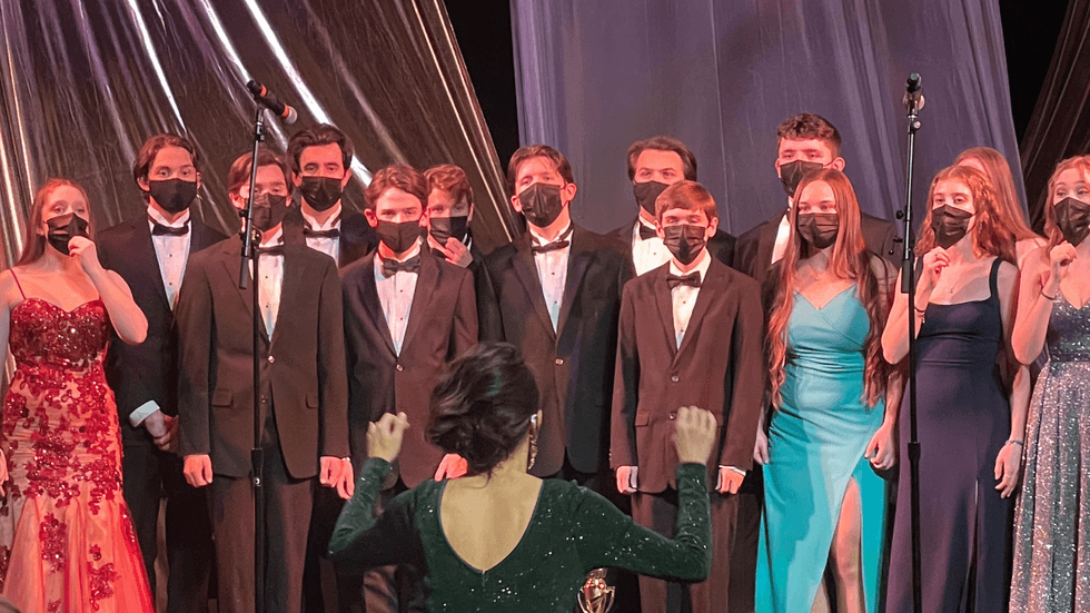 Neshamny High School's Select Choir performing at The Kimmel Center