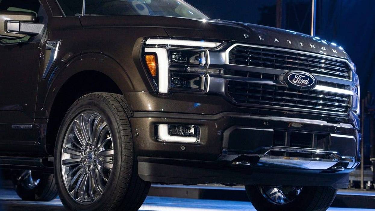 New 2024 Ford F-150 unveiled at Hart Plaza in Detroit