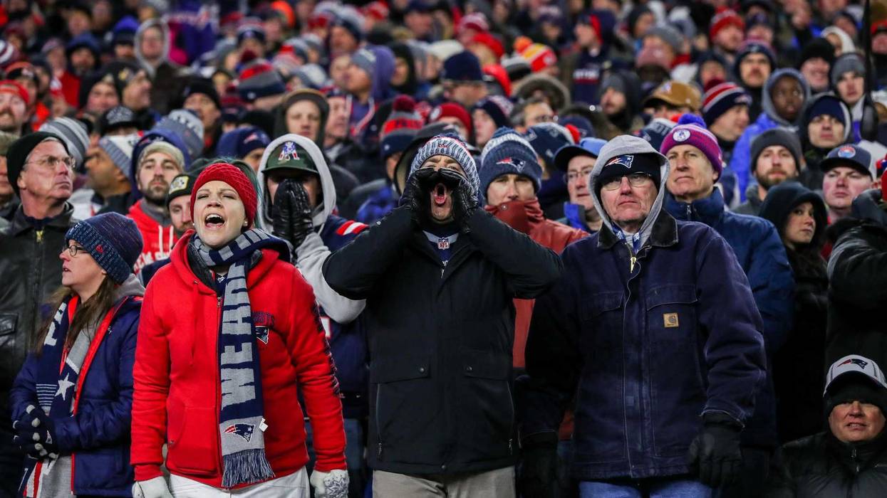 New England Patriots Fans Booing