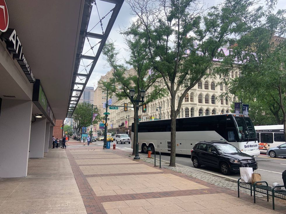 new Greyhound bus terminal on Market Street