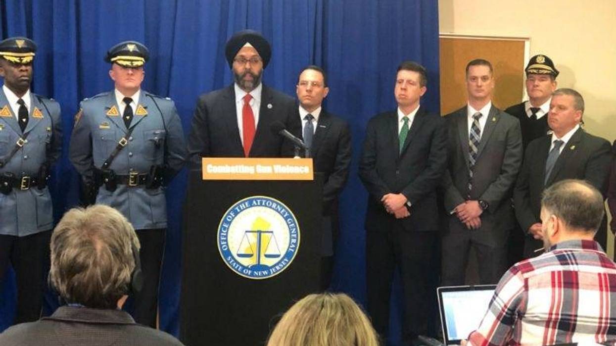 New Jersey Attorney General Gurbir Grewal announces a new partnership with Pennsylvania that's aimed at getting illegally trafficked guns off the street